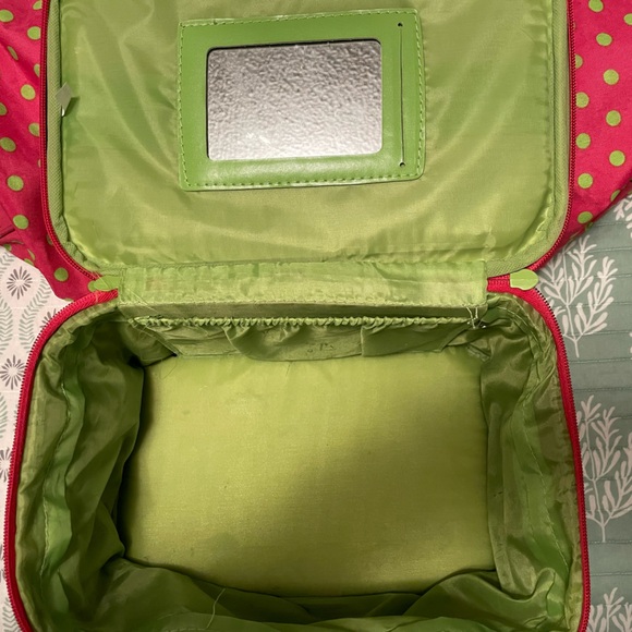 Duffel travel bag and matching makeup case - Picture 2 of 2